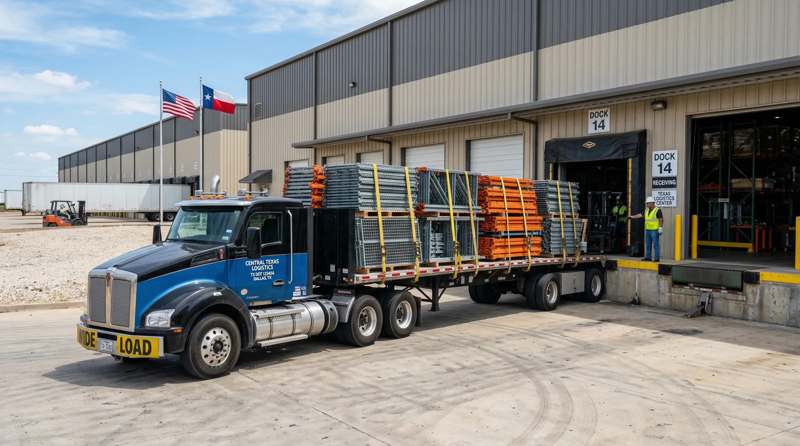 Pallet racking delivery and relocation services in the Richmond metro
